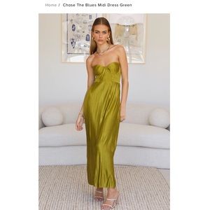 Chase the blues midi dress